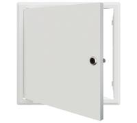 vidaXL Panneau d'Accès Blanc 30 x 30 cm Acier