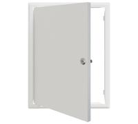 vidaXL Panneau d'Accès Blanc 30 x 40 cm Acier