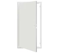 vidaXL Panneau d'accès blanc 30 x 60 cm en acier peint à la poudre. Il a un système de verrouillage sécurisé, est opaque et conçu pour l'intérieur comme l'extérieur. Super facile à installer, il est