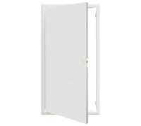 vidaXL Panneau d'accès blanc 30 x 60 cm en acier peint à la poudre. Il a un système de verrouillage sécurisé, est opaque et conçu pour l'intérieur comme l'extérieur. Super facile à installer, il est