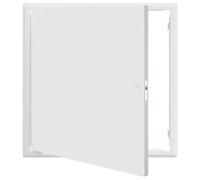 vidaXL Panneau d'Accès Blanc 40 x 40 cm acier