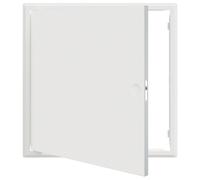 vidaXL Panneau d'Accès Blanc 40 x 40 cm acier