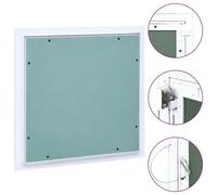 vidaXL Panneau d'accès Cadre en aluminium plaque de plâtre 200x200 mm
