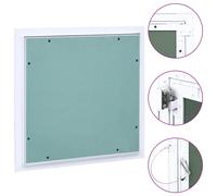 vidaXL Panneau d'accès Cadre en aluminium plaque de plâtre 300x300 mm