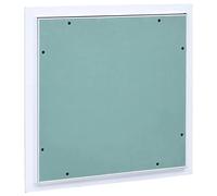 vidaXL Panneau d'accès Trappe d'inspection Cadre aluminium Plaque de plâtre 400x400 mm