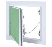 vidaXL Panneau d'Accès Vert et Argent 20 x 20 cm Aluminium et Plâtre, Panneaux d'accès pour espaces Modernes, Solutions durables intérieures et extérieures, Design Contemporain