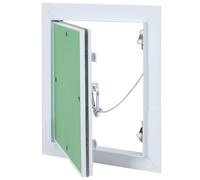 vidaXL Panneau d'Accès Vert et Argent 20 x 25 cm Aluminium et Plâtre