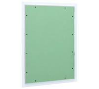 vidaXL Panneau d'Accès Vert et Argent 55 x 75 cm Aluminium et Plâtre, Solutions de Panneaux d'accès pour Salons Modernes, Design caché, Parfaits pour intérieur et extérieur
