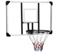 vidaXL Panneau de basket-ball transparent 106 x 69 x 3 cm polycarbonate