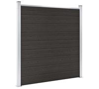 vidaXL Panneau de Clôture Barrière de Jardin Mur de Clôture Bordure de Balcon Patio Terrasse Arrière-cour Extérieur WPC 148972