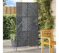 Vidaxl Panneau De Clôture En Métal Anthracite Métal Taille Standard