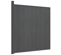 vidaXL Panneau de clôture 173x186 cm HKC WPC gris – Brise-vue 4003980