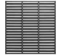 vidaXL Panneau de clôture WPC 180x180 cm Gris 318110