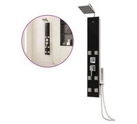 Système de Douche - VIDAXL - Colonne en Acier Inoxydable - Verre Trempé - 3 Modes - Design Moderne