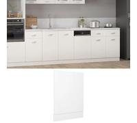 vidaXL Panneau de lave-vaisselle Blanc 45x3x67 cm Aggloméré