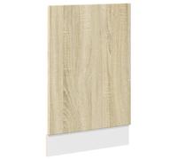vidaXL Panneau de lave-vaisselle Chêne Sonoma 849628 Bois d'ingénierie 45 x 3 x 67 cm Marron