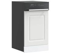 vidaXL Panneau de lave-vaisselle Kalmar blanc 45x1,5x67 cm, panneau avant de lave-vaisselle, panneau, panneau de porte avant 853647