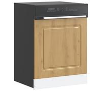 Vidaxl Panneau De Lave-Vaisselle Kalmar Chêne Artisanal 60x1,5x67 Cm Multicolore
