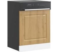 Vidaxl Panneau De Lave-Vaisselle Kalmar Chêne Artisanal 60x1,5x67 Cm Multicolore