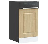 Vidaxl Panneau De Lave-Vaisselle Kalmar Chêne Sonoma 45x1,5x67 Cm Multicolore