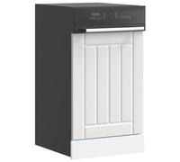 Vidaxl Panneau De Lave-Vaisselle Lucca Blanc Bois D'ingénierie Blanc