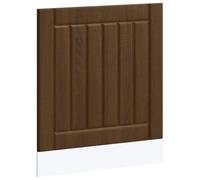 vidaXL Panneau de Lave-Vaisselle Lucca chêne Marron Bois d'ingénierie