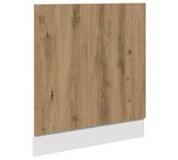 vidaXL Panneau de lave-vaisselle Lyon Chêne artisanal 60 x 1,5 x 67 cm Bois d'ingénierie Marron