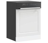 vidaXL Panneau de lave-vaisselle Porto blanc 60x1,5x67 cm 854137