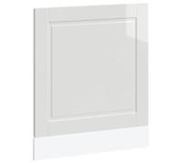 vidaXL Panneau de lave-vaisselle Porto blanc brillant 60x1,5x57 cm 854139
