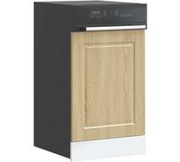 Panneau de lave-vaisselle Porto chêne sonoma 45x1,5x67 cm 854130