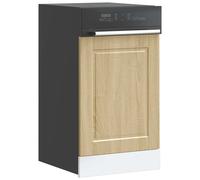 Vidaxl Panneau De Lave-Vaisselle Porto Chêne Sonoma 45x1,5x67 Cm Multicolore