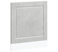 vidaXL Panneau de lave-vaisselle Porto gris béton 60x1,5x67 cm