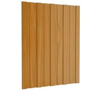 vidaXL Panneau de toiture 12 pcs Naturel 60 x 45 cm Acier galvanisé, Solution de toiture moderne et durable en acier pour toits rectangulaires, panneau galvanisé innovant pour le bricolage à domicile