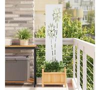Vidaxl Panneau Décoratif De Jardin Blanc 32 X 140 Cm