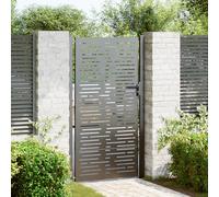 vidaXL Panneau décoratif pour portail extérieur - Entrée de jardin élégante, clôture moderne pour la sécurité, barrière créative et séparateur paysager, parfait pour votre accès.