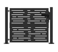 vidaXL Panneau décoratif pour Votre Portail extérieur - Accueil de Jardin, clôture Moderne pour la sécurité, barrière Artistique, séparateur paysager, déco pour l'entrée