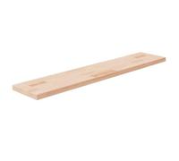 vidaXL Panneau d'étagère 100x20x2,5 cm Bois de chêne massif non traité 342937