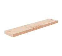 vidaXL Panneau d'étagère 100x20x4 cm Bois de chêne massif non traité Marron