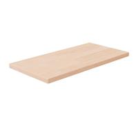 Vidaxl Panneau D'étagère 40x20x1,5 Cm Bois De Chêne Massif Non Traité Multicolore