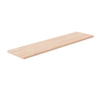 Vidaxl Panneau D'étagère 80x20x1,5 Cm Bois De Chêne Massif Non Traité Multicolore
