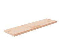 vidaXL Panneau d'étagère 80x20x2,5 cm Bois de chêne massif non traité