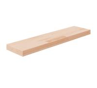 Vidaxl Panneau D'étagère 80x20x4 Cm Bois De Chêne Massif Non Traité Marron