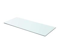vidaXL Panneau pour étagère de Salon Chambre Verre Transparent 70 x 30 cm