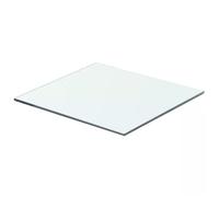 vidaXL Panneau pour étagère Verre transparent 40 x 30 cm
