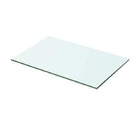 vidaXL Panneau pour étagère Verre Transparent 50 x 25 cm