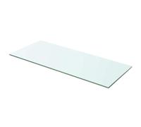 vidaXL Panneau pour étagère en verre transparent 60 x 20 cm – salon/chambre