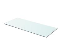 vidaXL Panneau pour étagère Verre transparent 70 x 30 cm