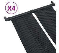 vidaXL Panneau solaire de chauffage de piscine 4 pièces 80x310 cm