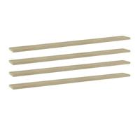 vidaXL Panneaux de bibliothèque 4 pcs 100x10x1,5 cm Chêne Sonoma Aggloméré