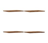 vidaXL Panneaux de bibliothèque 4 pcs Vieux Bois 40x30x1,5 cm, étagère, Panneau d'étagère, étagère Flottante Murale, étagère supplémentaire